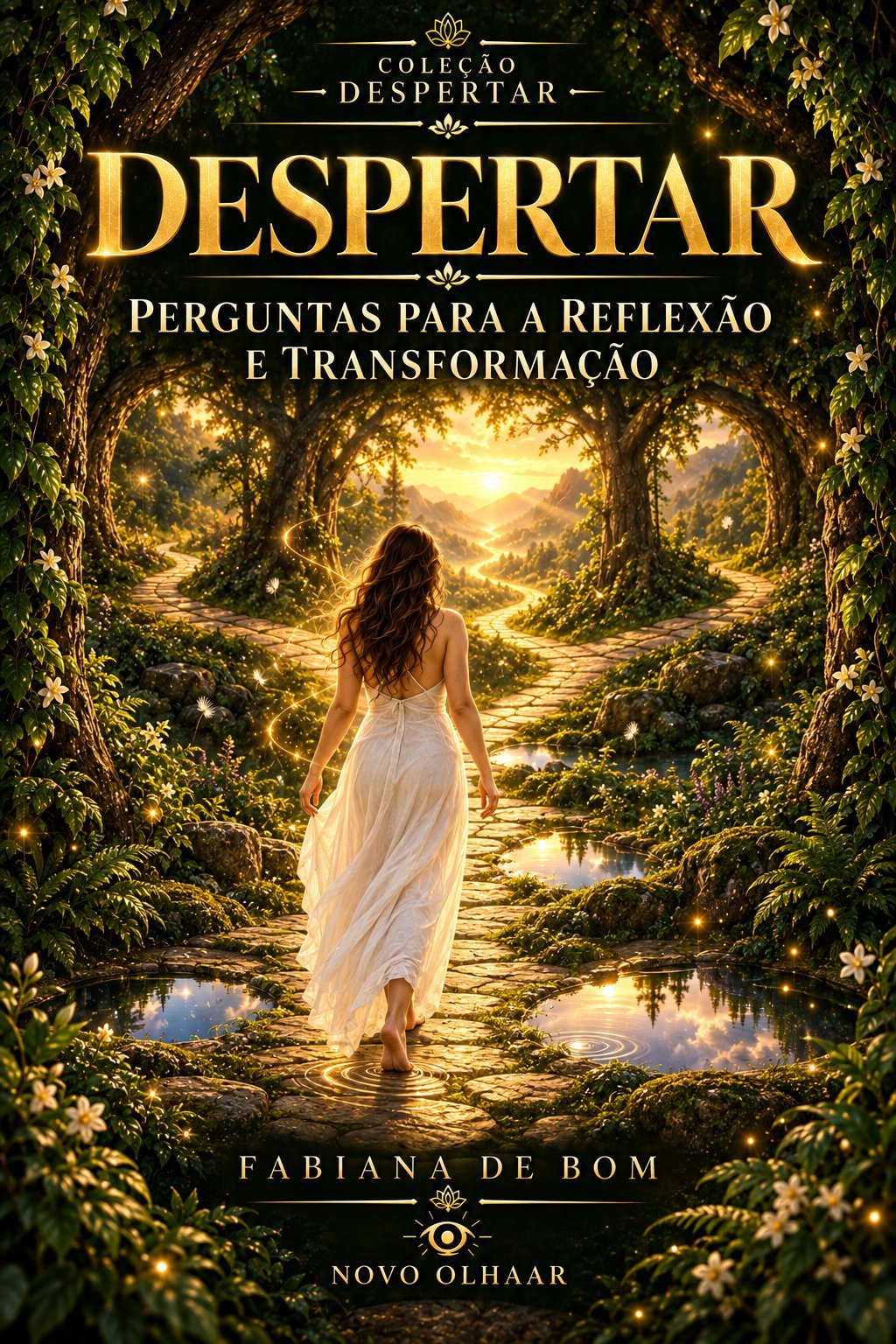 Capa: Despertar — Perguntas para a Reflexão e Transformação. Coleção Despertar · Fabiana de Bom · Novo Olhaar